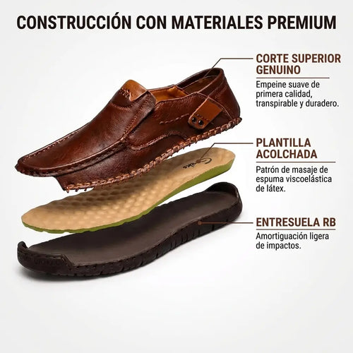 Mocasín Clásico Maison Velori - De Cuero Genuino